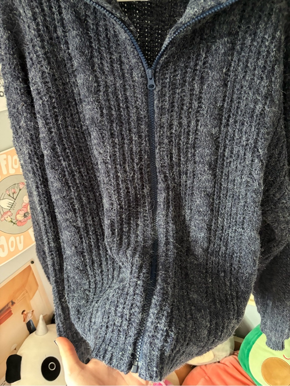 Dazy Less Sweater Zip-Up - Picture 2 of 6